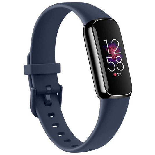 Strap For Fitbit Luxe Plain in sea blue