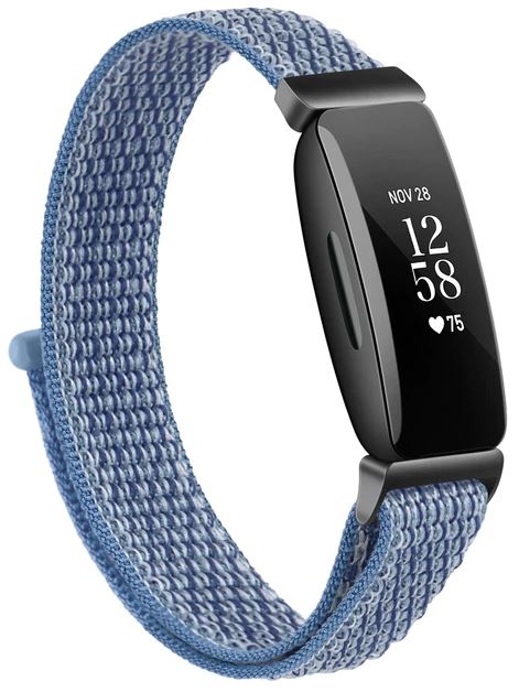 fitbit inspire 2 watchband in sea blue