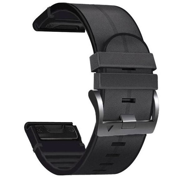 Strap For Garmin Fenix 6 Pro Plain in silicone lether 1