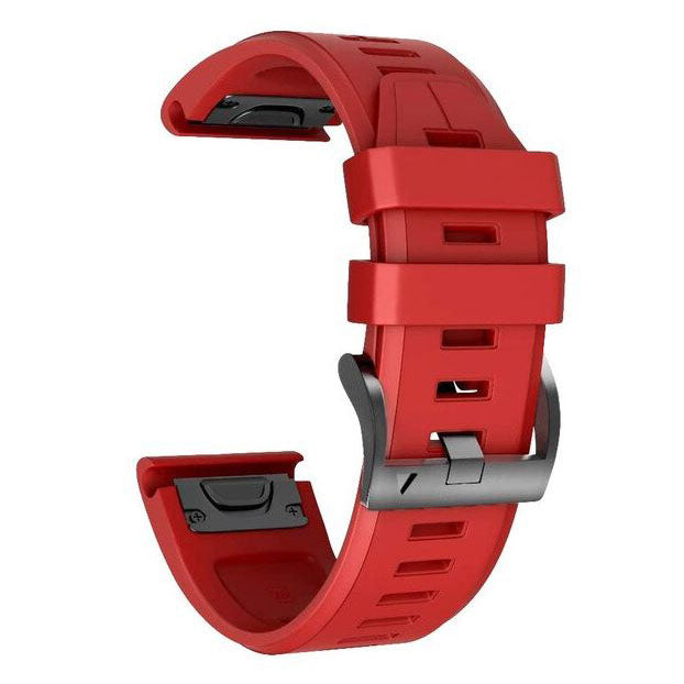 Strap For Garmin Fenix 5 Plain in red