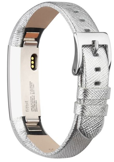 fitbit alta bands in silver
