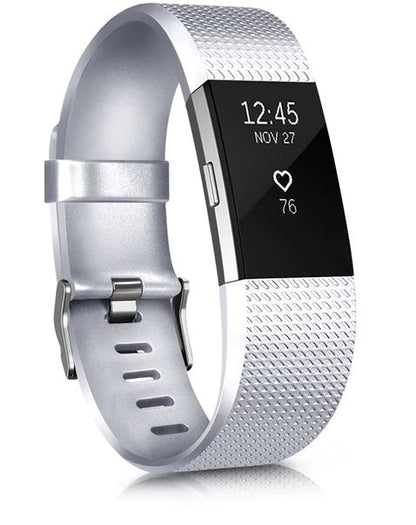 fitbit charge 2 wristband silver