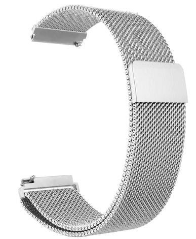 galaxy active watch straps in silver