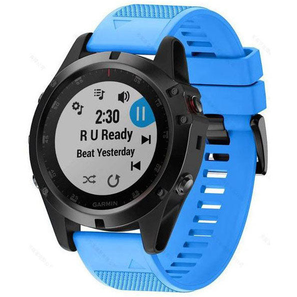 Wristband For Garmin Fenix 7S 22mm in sky blue