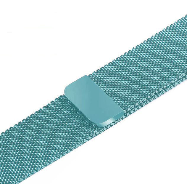 Milanese Garmin Approach S40 Band in Stainless Steel in sky blue