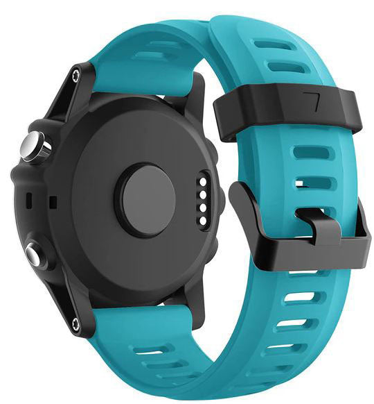 Wristband For Garmin Foretrex 601 22mm in sky blue