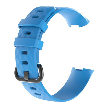 Band For Fitbit Charge 4 Plain in sky blue
