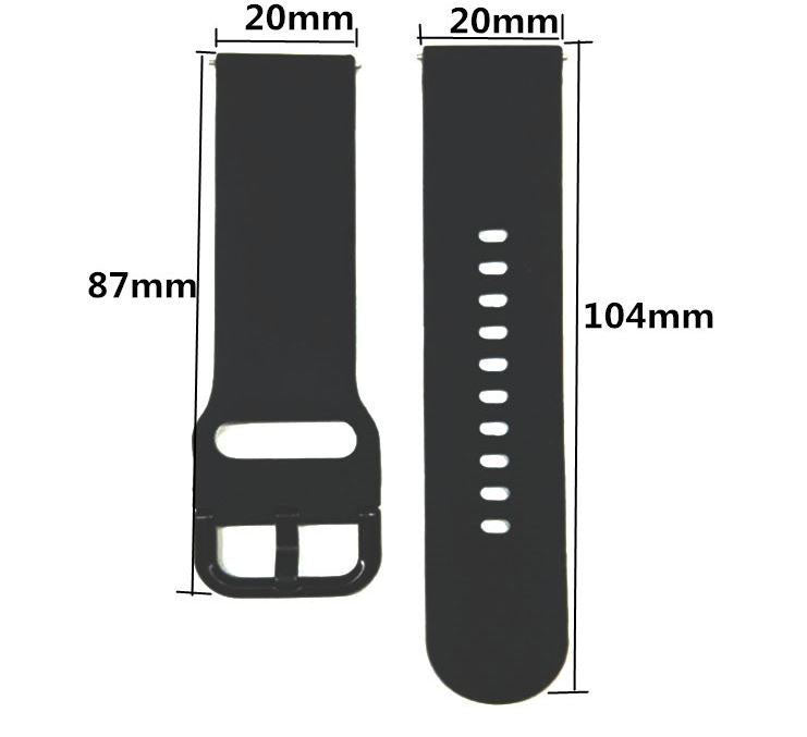 Plain Amazfit BIP Wristband in Silicone