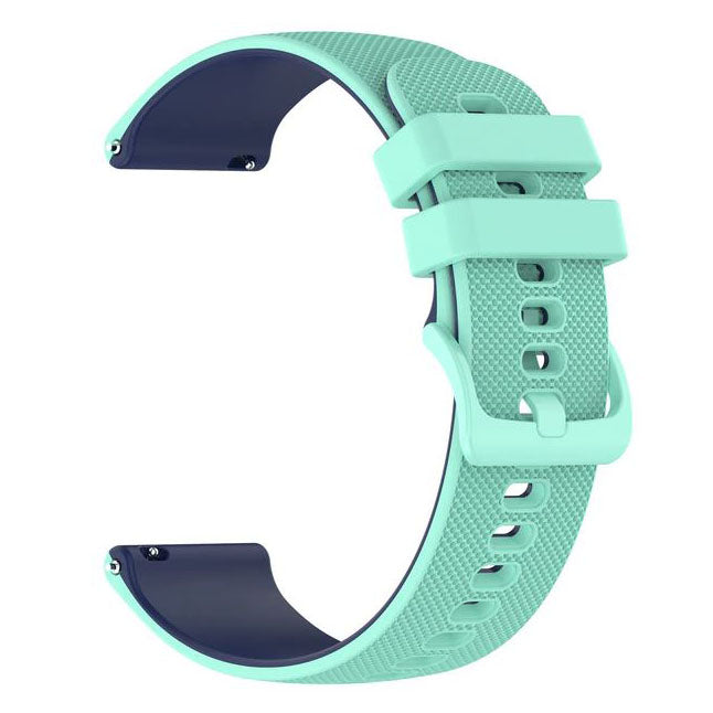 Textured Garmin Approach S12 Band in Silicone in teal blue