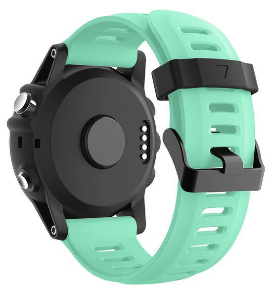 Plain Garmin Fenix 6X Watchband in Silicone in water duck