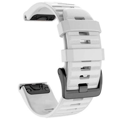 Band For Garmin Fenix 6S Plain in white