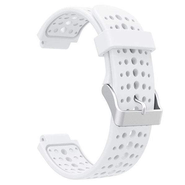 Breathable Garmin Forerunner 220 Band in Silicone in white