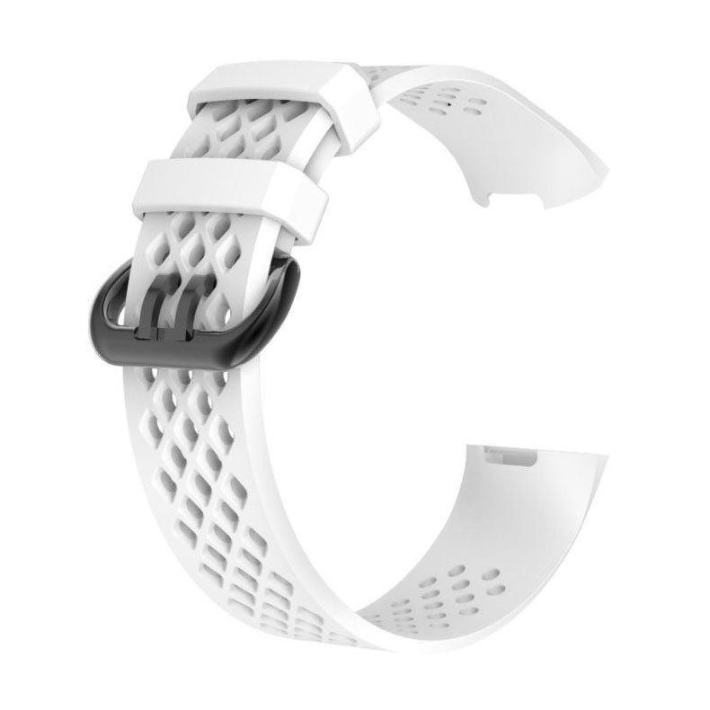 Bracelet For Fitbit Charge 3 Breathable in white