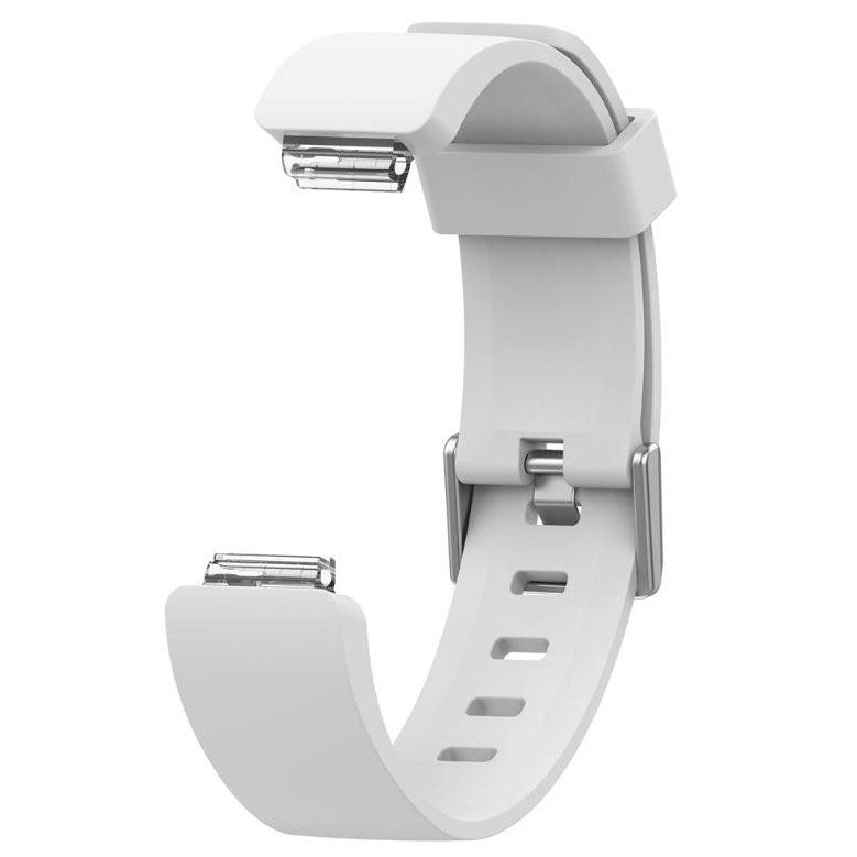 Plain Fitbit Ace 2 Watchband in Silicone in white