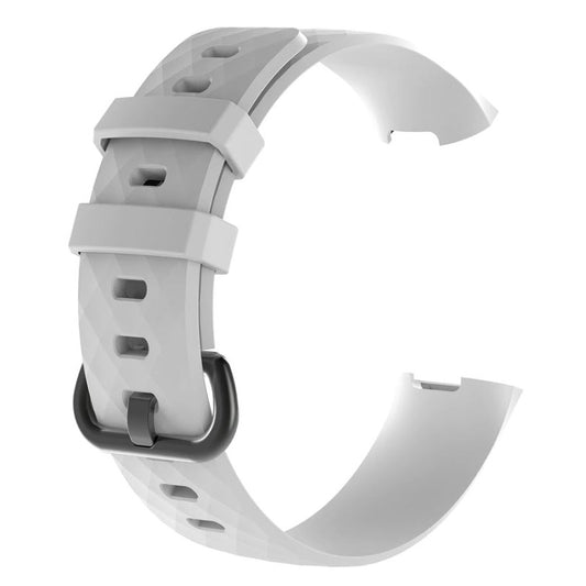 Strap For Fitbit Charge 4 Plain in white