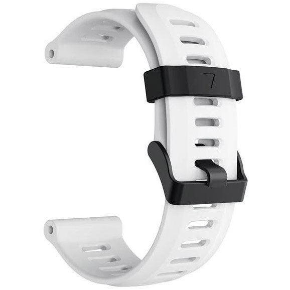 Plain Garmin Enduro Watchband in Silicone in white