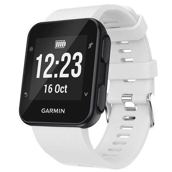 Plain Garmin Forerunner 35 Band in Silicone in white