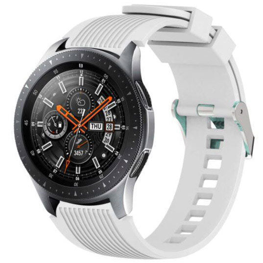 Textured TicWatch S2 Watchband in Silicone in white