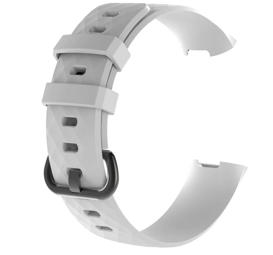 metal fitbit charge 3 band white