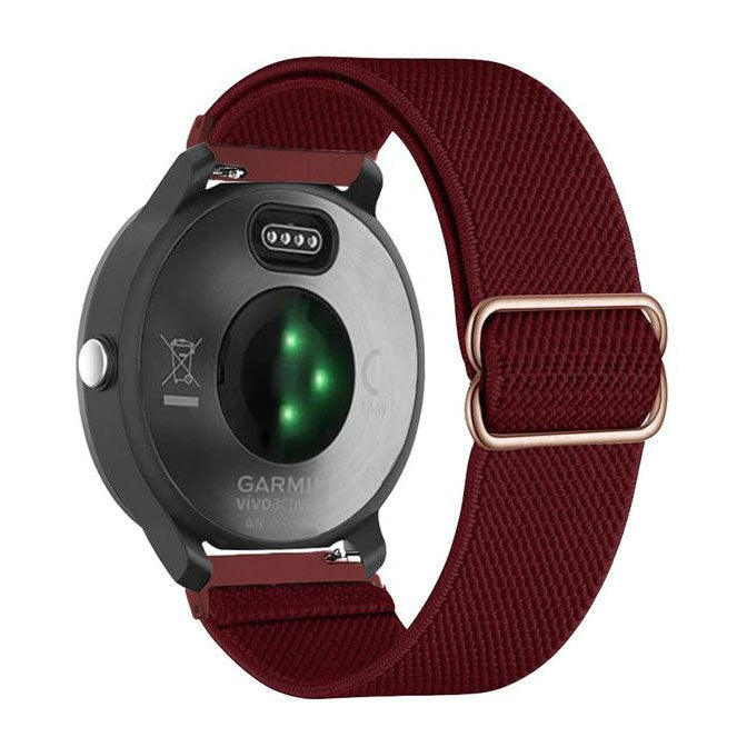 Bracelet For Garmin Forerunner 255 Plain in wine