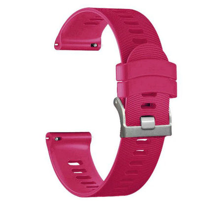 Plain Garmin Venu 2 Plus Watchband in Silicone in wine red