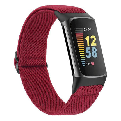 Watchband For Fitbit Charge 6 23mm in wine red