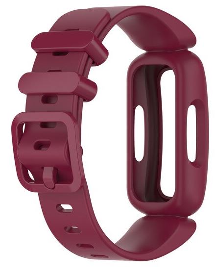 fitbit ace 3 wristband in wine red