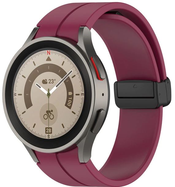 samsung galaxy watch 5 bracelet in winered