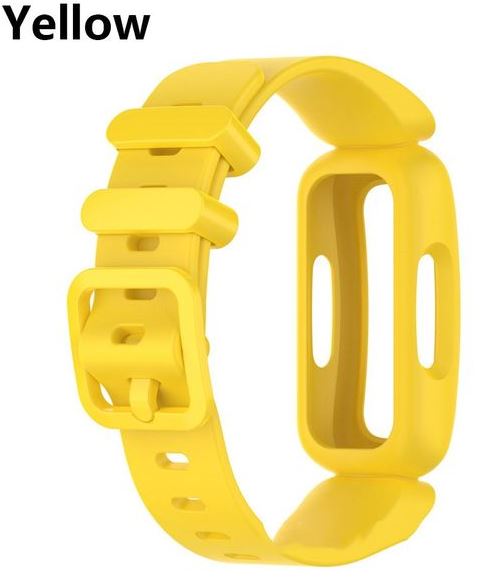 fitbit inspire band in yellow